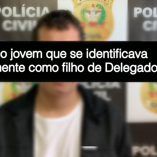 Polícia Civil prende jovem que se identificava falsamente como filho de delegado