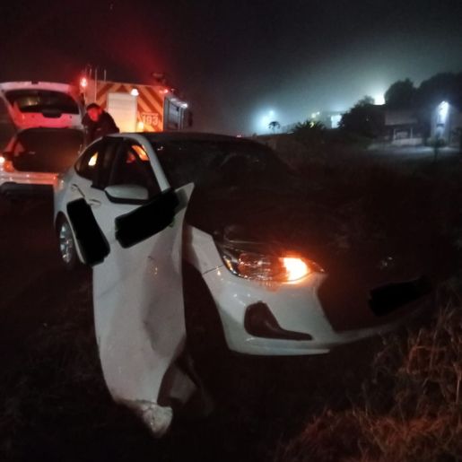 Um morto e duas mulheres feridas em acidente na BR-282