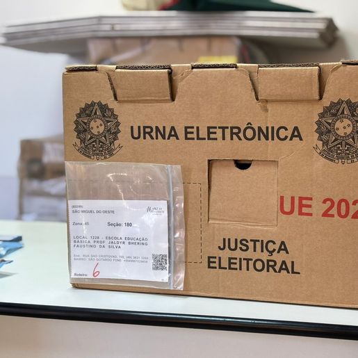 Urna da 45ª Zona Eleitoral, de São Miguel do Oeste, é sorteada para auditoria no TRE