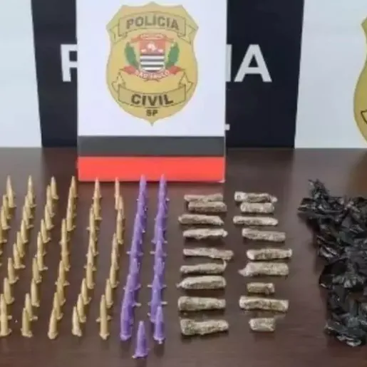 Primeira apreensão de droga "efeito zumbi" em SC é registrada em caixa de encomenda
