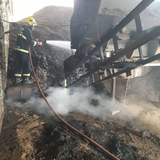 Incêndio atinge indústria no interior de Itapiranga