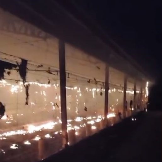 Incêndio em aviário de Marmeleiro mobiliza bombeiros de Campo Erê