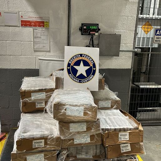 Carga congelada em porto de SC ocultava quase meia tonelada de cocaína