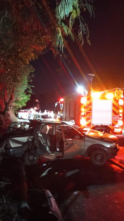 Uma pessoa morre e duas ficam feridas em colisão na BR-282, em Nova Erechim