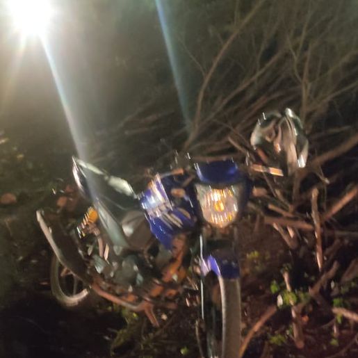 Acidente de moto na BR-282 deixa homem ferido em Pinhalzinho