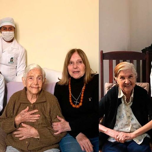 Irmãs de 96 e 100 anos se curam juntas da Covid-19 no Mato Grosso do Sul