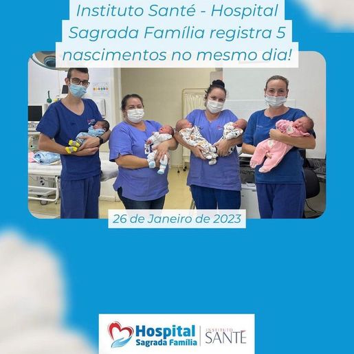 Hospital de Itapiranga registra cinco nascimentos no mesmo dia