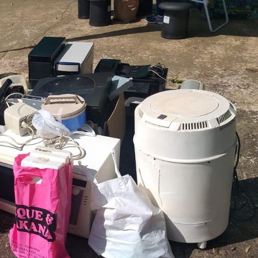 Em cinco dias, SMOeste coleta uma tonelada de lixo eletrônico