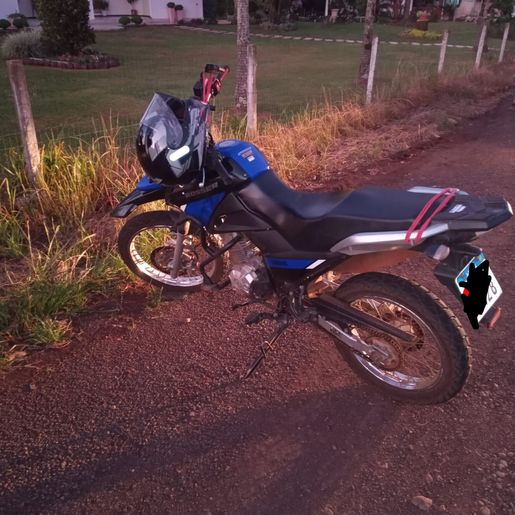 Colisão entre motos deixa idoso ferido na SC-163 em São João do Oeste
