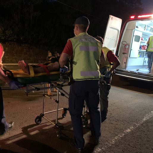 VÍDEO: Idosa fica ferida após ser atropelada na faixa de pedestres em Descanso