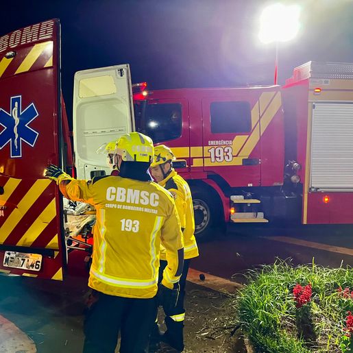 Motociclista sofre ferimentos graves em colisão na SC-163, em Descanso