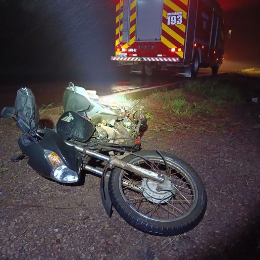 Acidente de trânsito na BR-163 em Guaraciaba deixa homem ferido