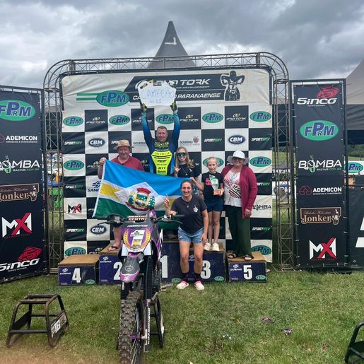 Morador de Santa Helena é campeão paranaense e sul-brasileiro de Velocross