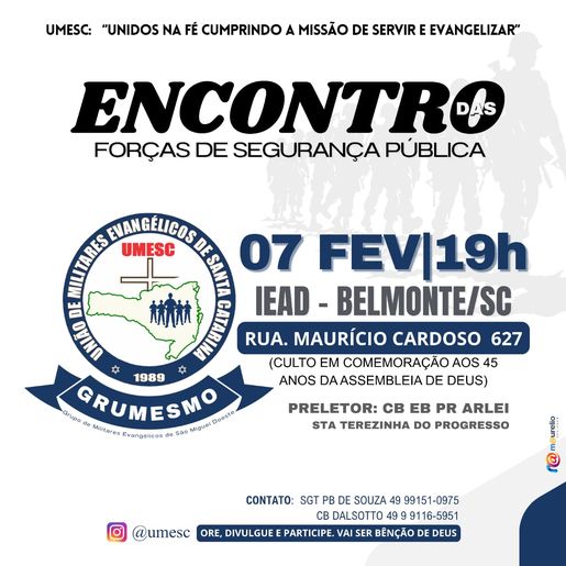 Assembleia de Deus de Belmonte celebra 45 anos com programação especial