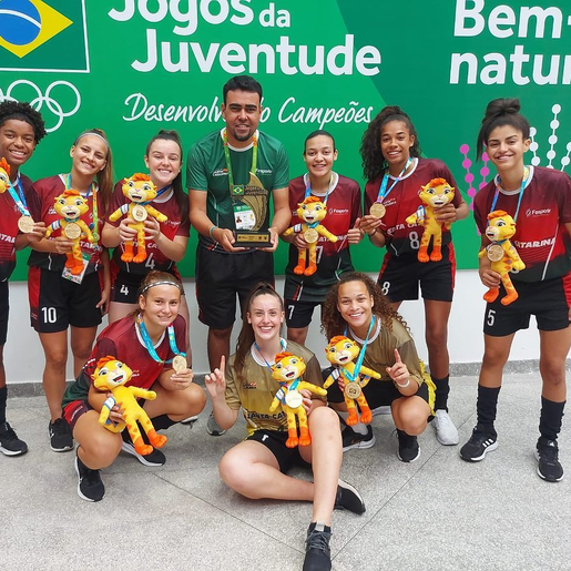 Atleta do Gol de Bico, Ariane é campeã brasileira dos Jogos da Juventude