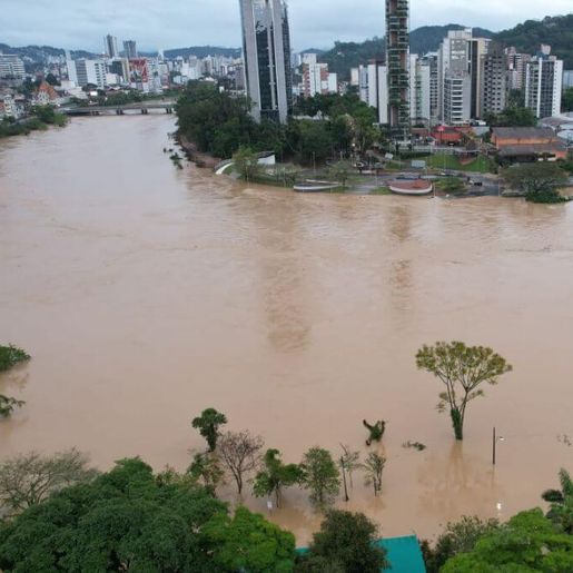 SC chega a 131 cidades atingidas pelas chuvas