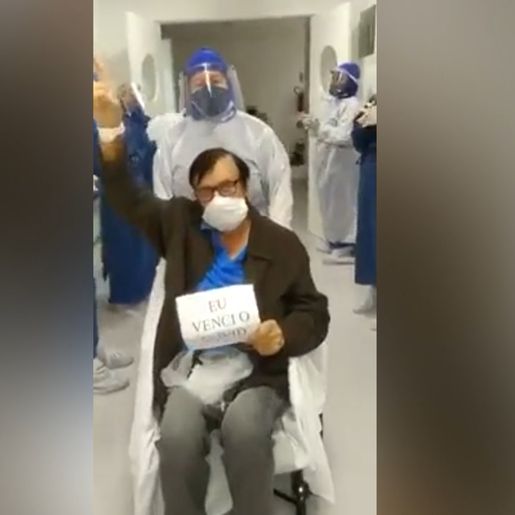 VÍDEO: Paciente recebe alta e emociona com depoimento em Chapecó