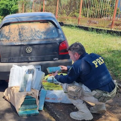 PRF prende homem com mais de 100 quilos de maconha na BR-163