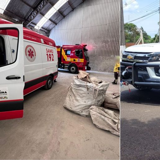 Trabalhador morre ao cair dentro de máquina de concreto em Chapecó