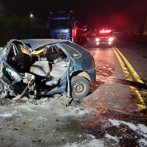 Três vítimas fatais em grave acidente na BR-282