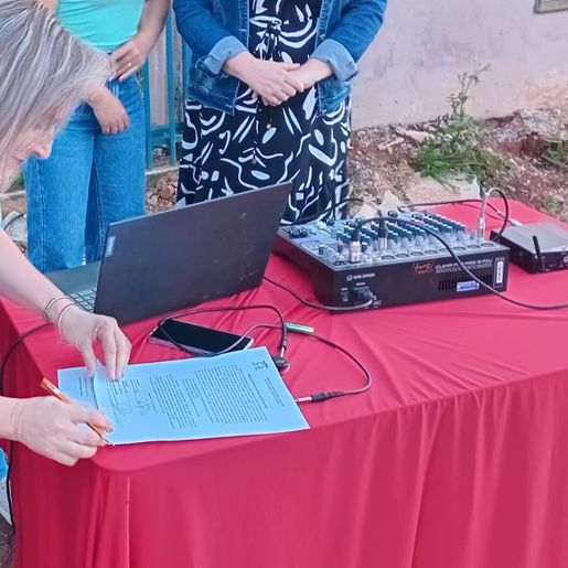 Campo Erê assina ordem de serviço para pavimentação da Rua 31 de Março