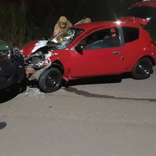 Perseguição termina em acidente em São Miguel do Oeste