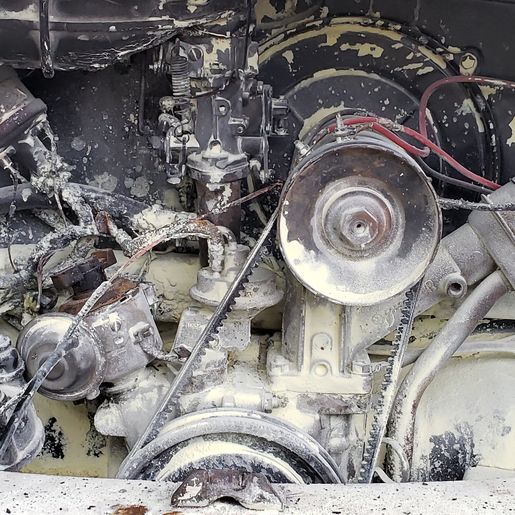 Kombi é danificada por princípio de Incêndio em Iporã do Oeste