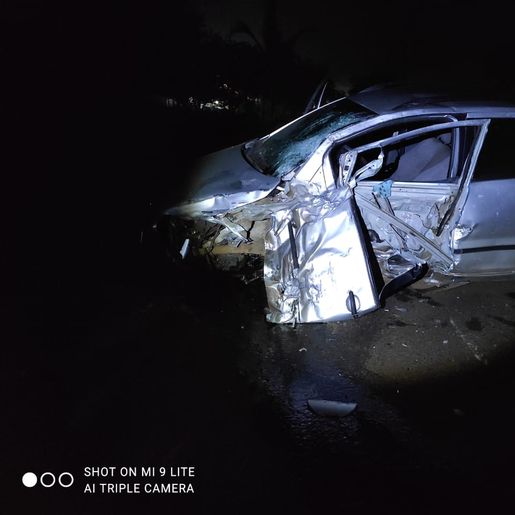 Motorista fica ferido em colisão frontal na SC 283