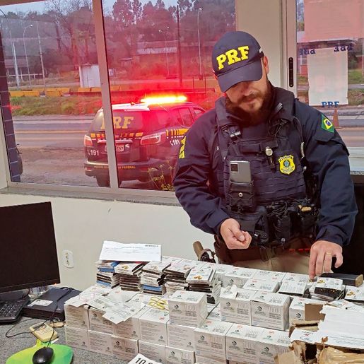 PRF apreende carga de espoletas avaliada em R$ 100 mil em Maravilha