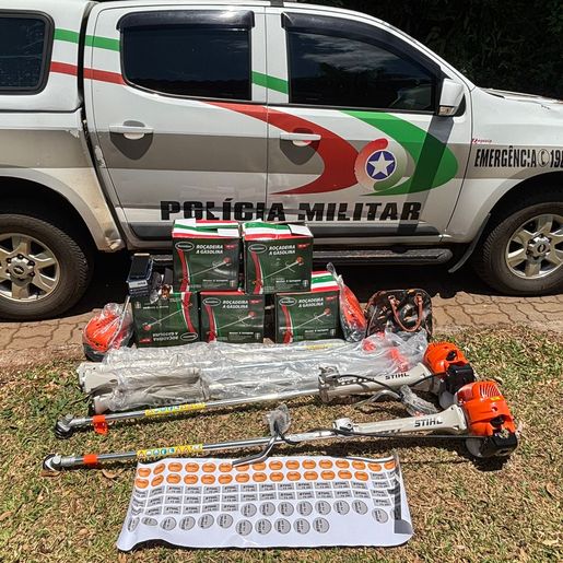 Homem é preso por vender roçadeiras com adesivos falsos em Guaraciaba