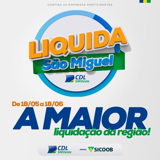 Liquida São Miguel começa nesta segunda com descontos de até 70%