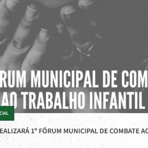 São Miguel do Oeste realizará 1º Fórum Municipal de Combate ao Trabalho Infantil