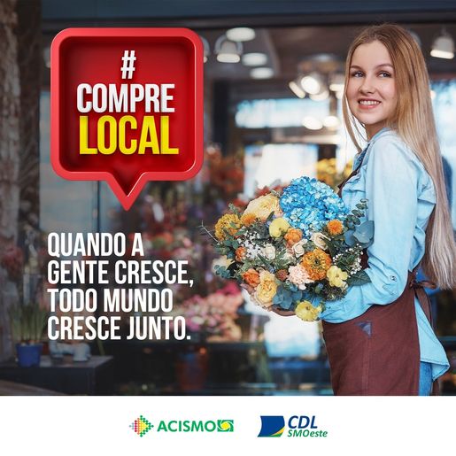 Acismo e CDL lançam campanha Compre Local em SMOeste