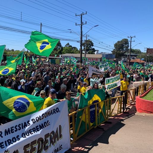 Movimentação no trevo de SMOeste é intensa nesta quarta-feira
