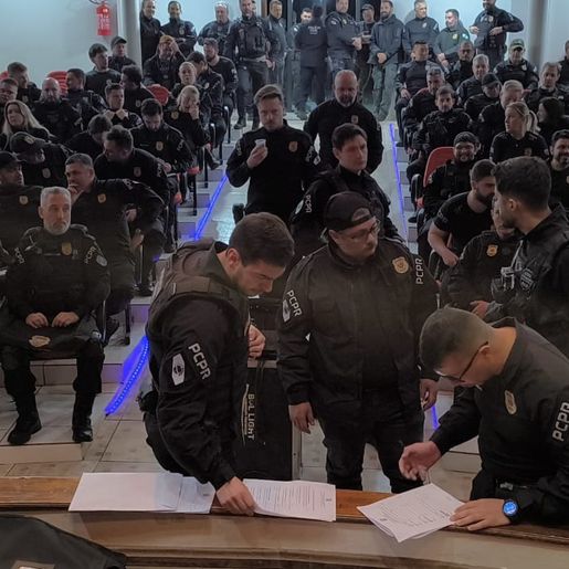 Policiais de São Lourenço e Campo Erê participam de grande operação da PC do PR