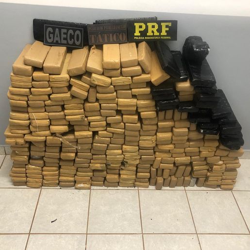 Cinco homens são presos com 218 quilos de maconha em Chapecó