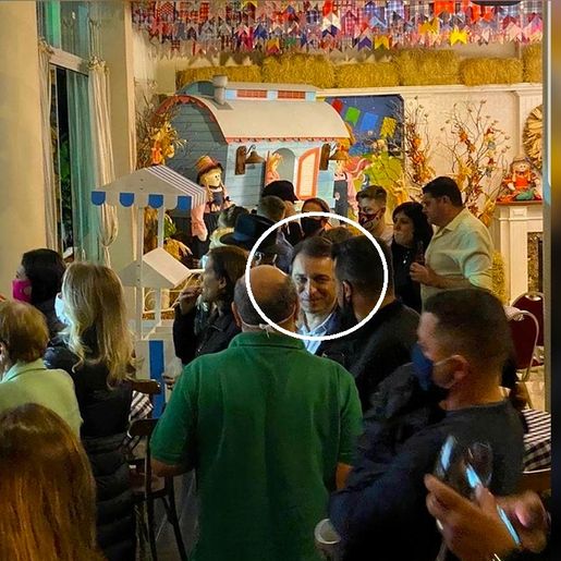 VÍDEO: Governador de SC é flagrado participando de evento em Gaspar