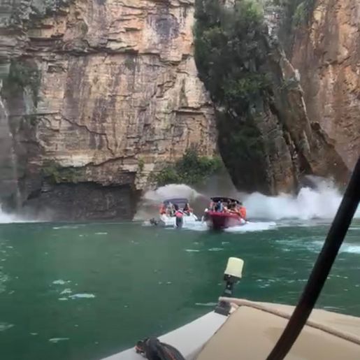 Queda de paredão deixa 7 mortos em Capitólio; buscas continuam