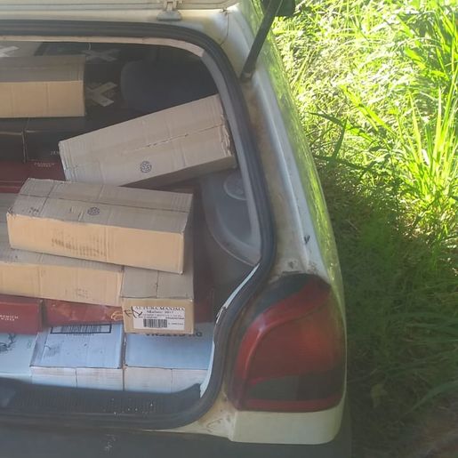 Polícia Militar apreende 50 caixas de vinho em Romelândia