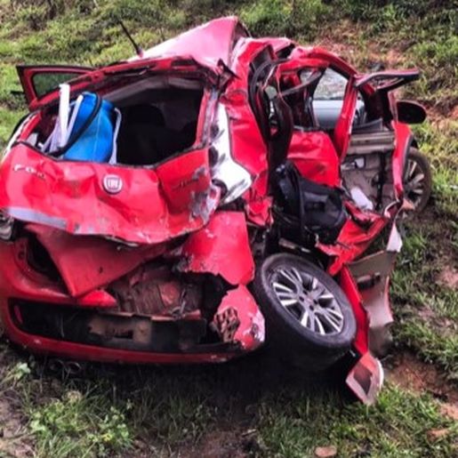 Bombeiro militar de Xaxim e namorada morrem em acidente na BR-282