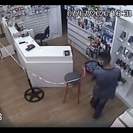 VÍDEO: Polícia Militar prende autor de furto e recupera celular em SMOeste