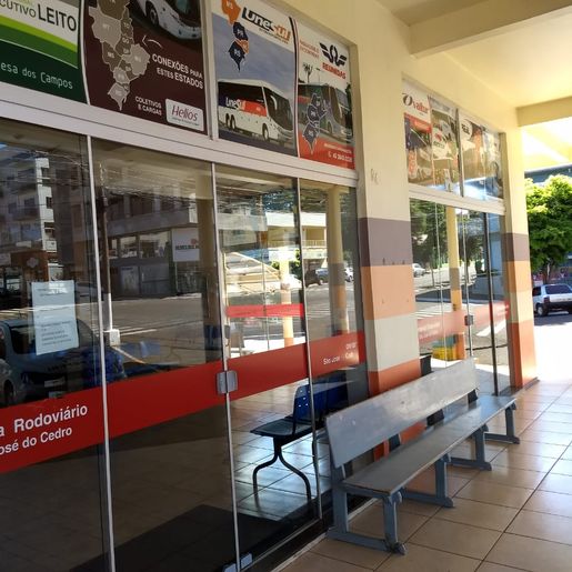 Rodoviária de SJCedro está fechada até a semana que vem