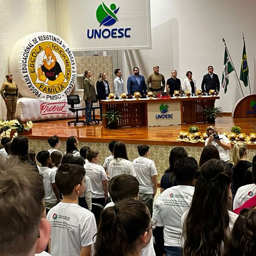 Proerd forma mais de 570 alunos em São Miguel do Oeste