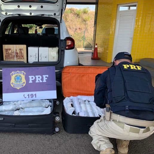 PRF apreende 170 garrafas de vinho argentino na BR-163