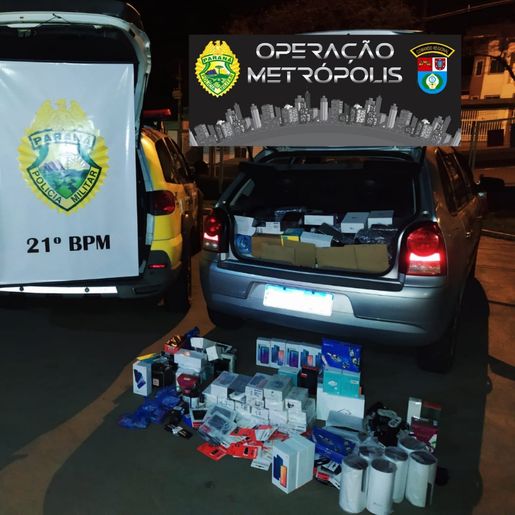 Operação Metrópolis: PM prende funcionário da Receita Federal com mercadorias avaliadas em R$ 100 mi