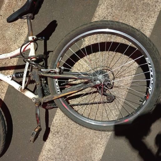 Homem é flagrado com bicicleta furtada e diz que comprou por R$ 50, em Campo Erê
