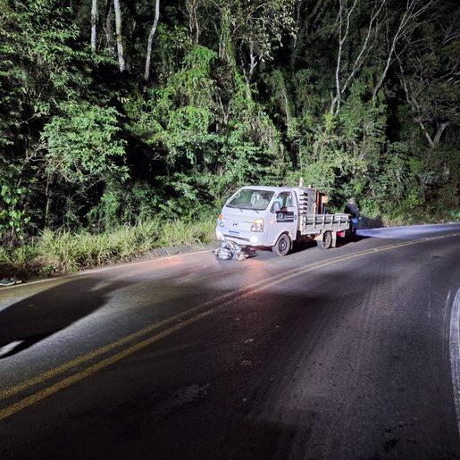 Motociclista morre em colisão frontal na SC-283