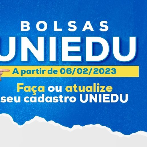 Acadêmicos da Unoesc já podem se inscrever para concorrer a bolsas do Uniedu