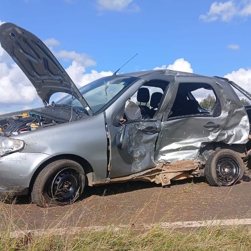 Homem morre em colisão na PR-180, em Marmeleiro, sentido Campo Erê