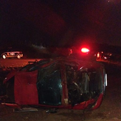 Motorista morre em capotamento na SC-305